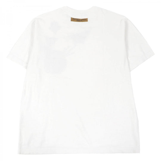 LOUIS VUITTON Short sleeve knit Main: 100% cotton white mens Used Authentic