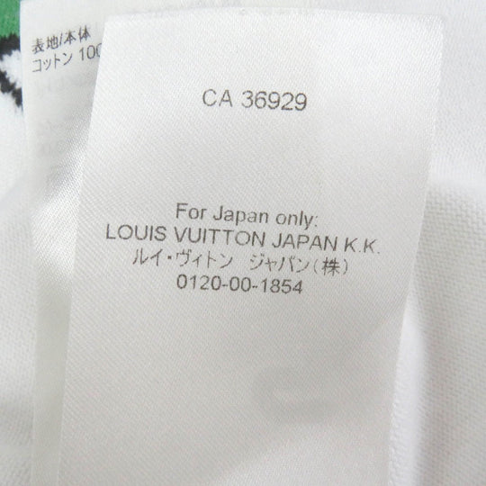 LOUIS VUITTON Short sleeve knit Main: 100% cotton white mens Used Authentic