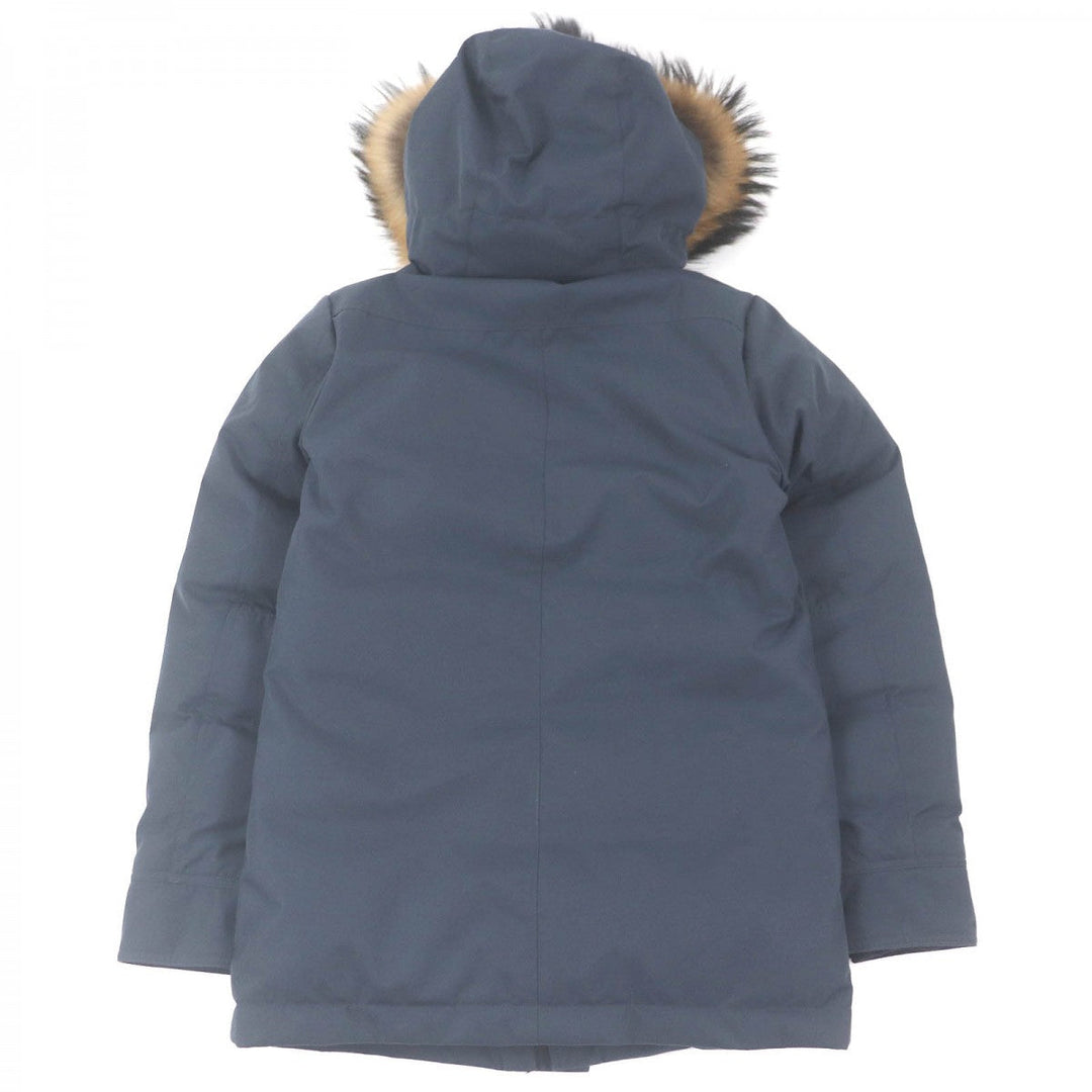 Pyrenex Down jacket W19PJ3 Outer: 100% polyester, Lining: 100% nylon, Filling: 90% down, Filling: 10% feather, Fur: raccoon Navy ANNECY GABARDINE FUR mens XS Used Authentic