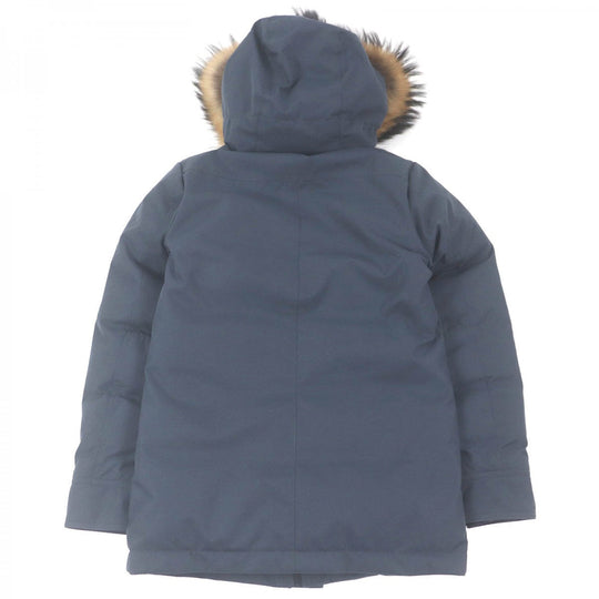 Pyrenex Down jacket W19PJ3 Outer: 100% polyester, Lining: 100% nylon, Filling: 90% down, Filling: 10% feather, Fur: raccoon Navy ANNECY GABARDINE FUR mens XS Used Authentic
