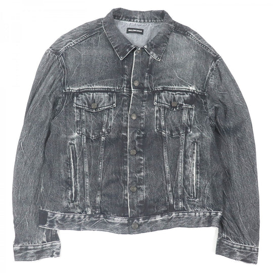 BALENCIAGA Blouson 621580 Viscosa 100% (rayon) black mens L Used Authentic