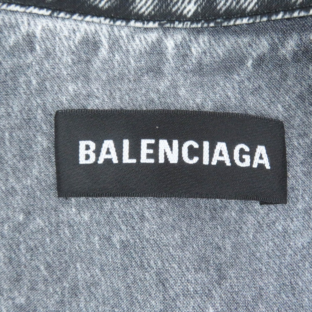 BALENCIAGA Blouson 621580 Viscosa 100% (rayon) black mens L Used Authentic