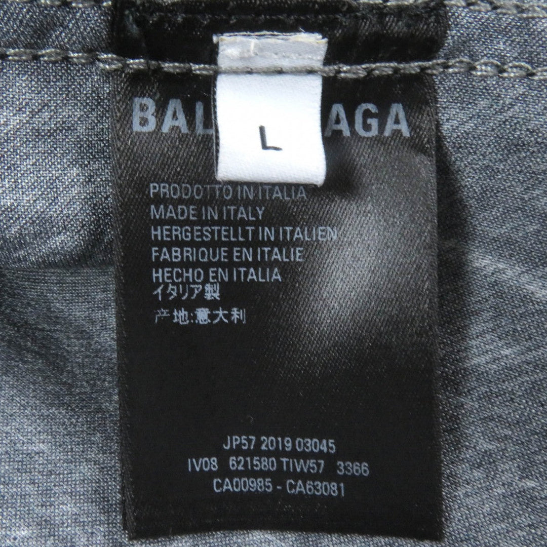 BALENCIAGA Blouson 621580 Viscosa 100% (rayon) black mens L Used Authentic