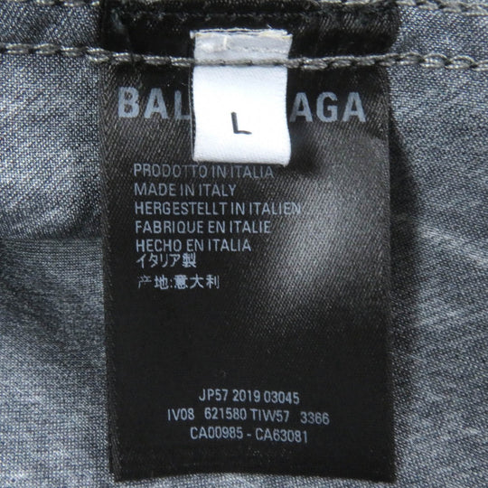 BALENCIAGA Blouson 621580 Viscosa 100% (rayon) black mens L Used Authentic