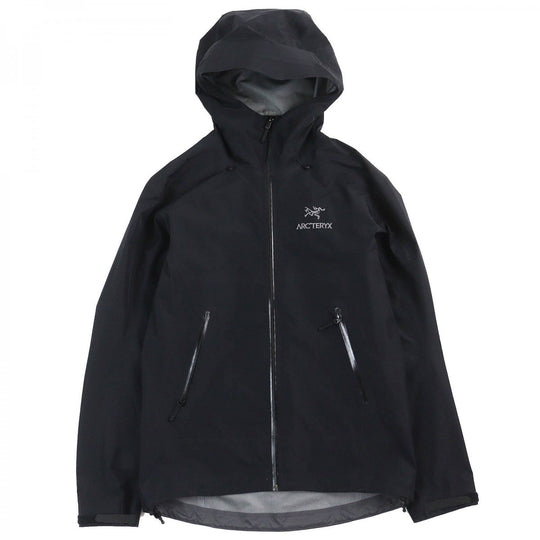 ARC'TERYX Mountain Hoodie X000007301 nylon black BETA LT JACKET mens S Used Authentic