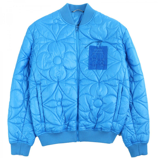 LOUIS VUITTON Blouson HLB51E Outer: 100% polyester, Lining: 100% cotton, Filling: 100% polyester blue mens 48 Used Authentic
