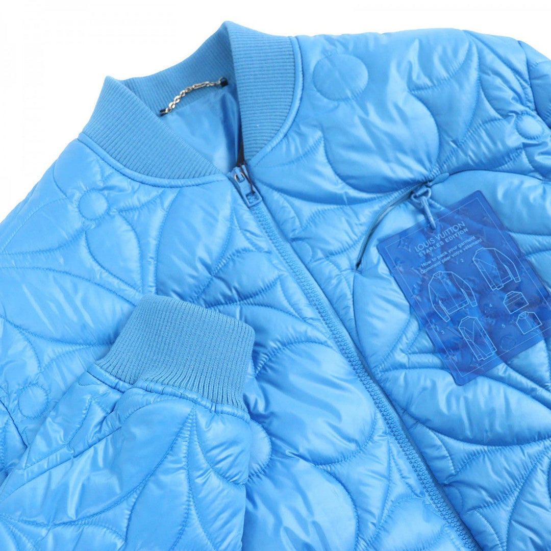 LOUIS VUITTON Blouson HLB51E Outer: 100% polyester, Lining: 100% cotton, Filling: 100% polyester blue mens 48 Used Authentic