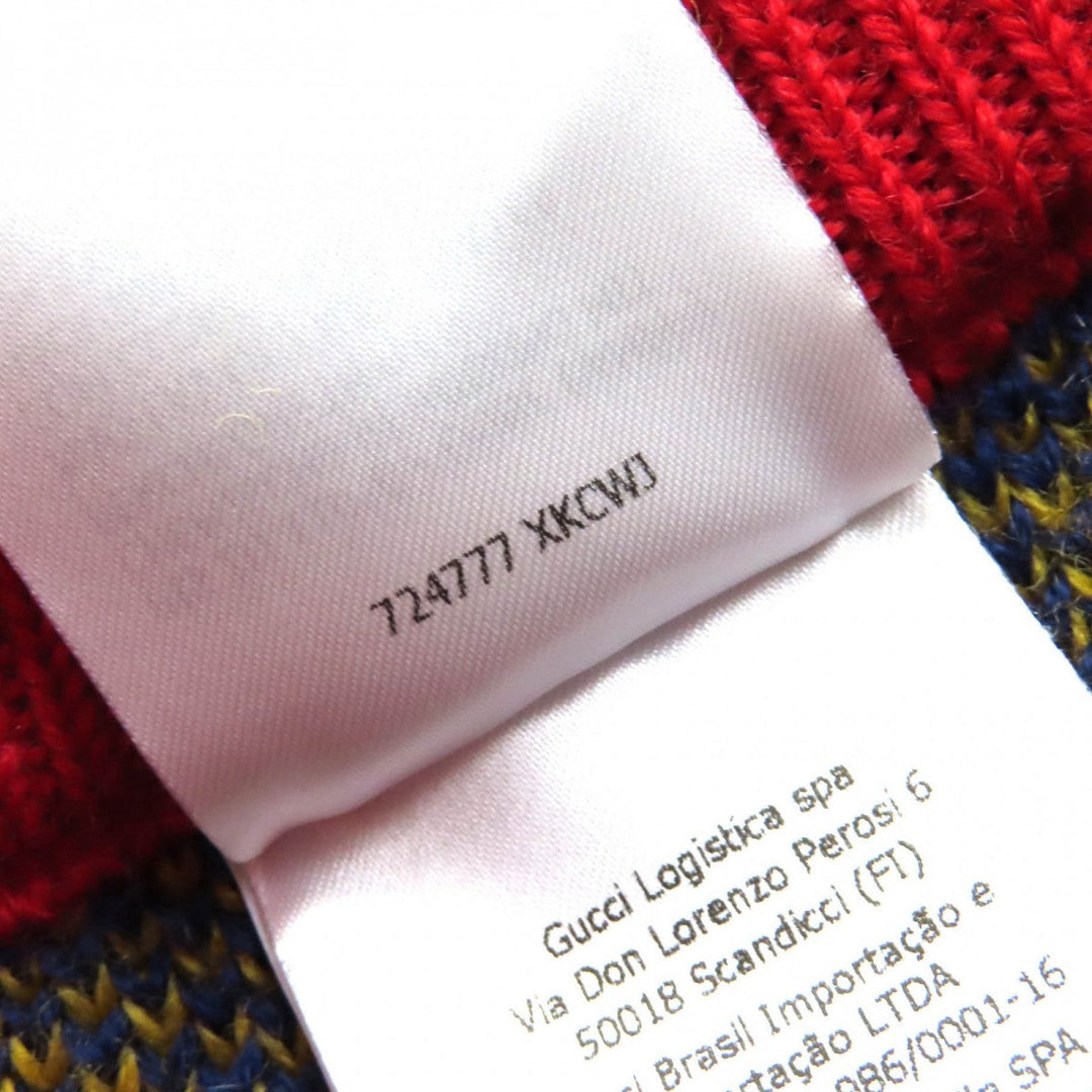 GUCCI Pants 724777 wool Red Blue Green Yellow S