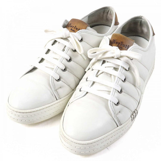 Berluti Low cut sneakers Main: Leather White brown PLAYFIELD Playfield mens 9.5 Used Authentic
