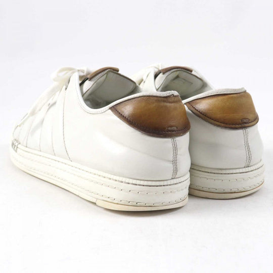 Berluti Low cut sneakers Main: Leather White brown PLAYFIELD Playfield mens 9.5 Used Authentic