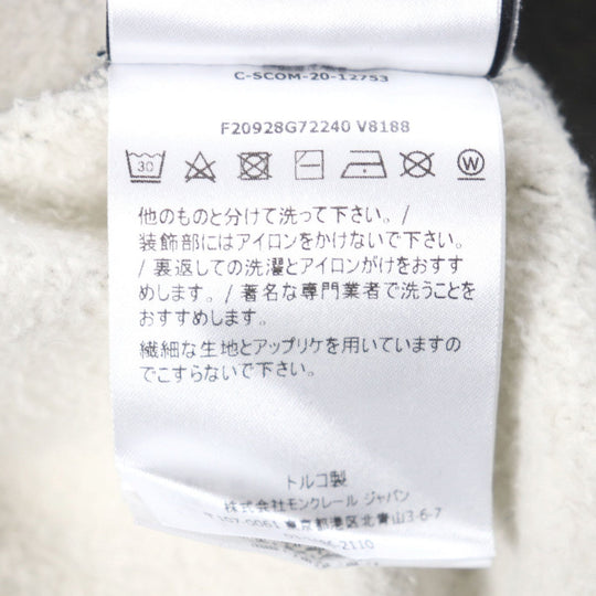 MONCLER GENIUS 2 Hoodie F20928G72240 V8188 Main: 100% cotton, Part: 94% cotton, Part: 6% polyurethane, Part: 100% cotton gray MAGLIA mens L Used Authentic