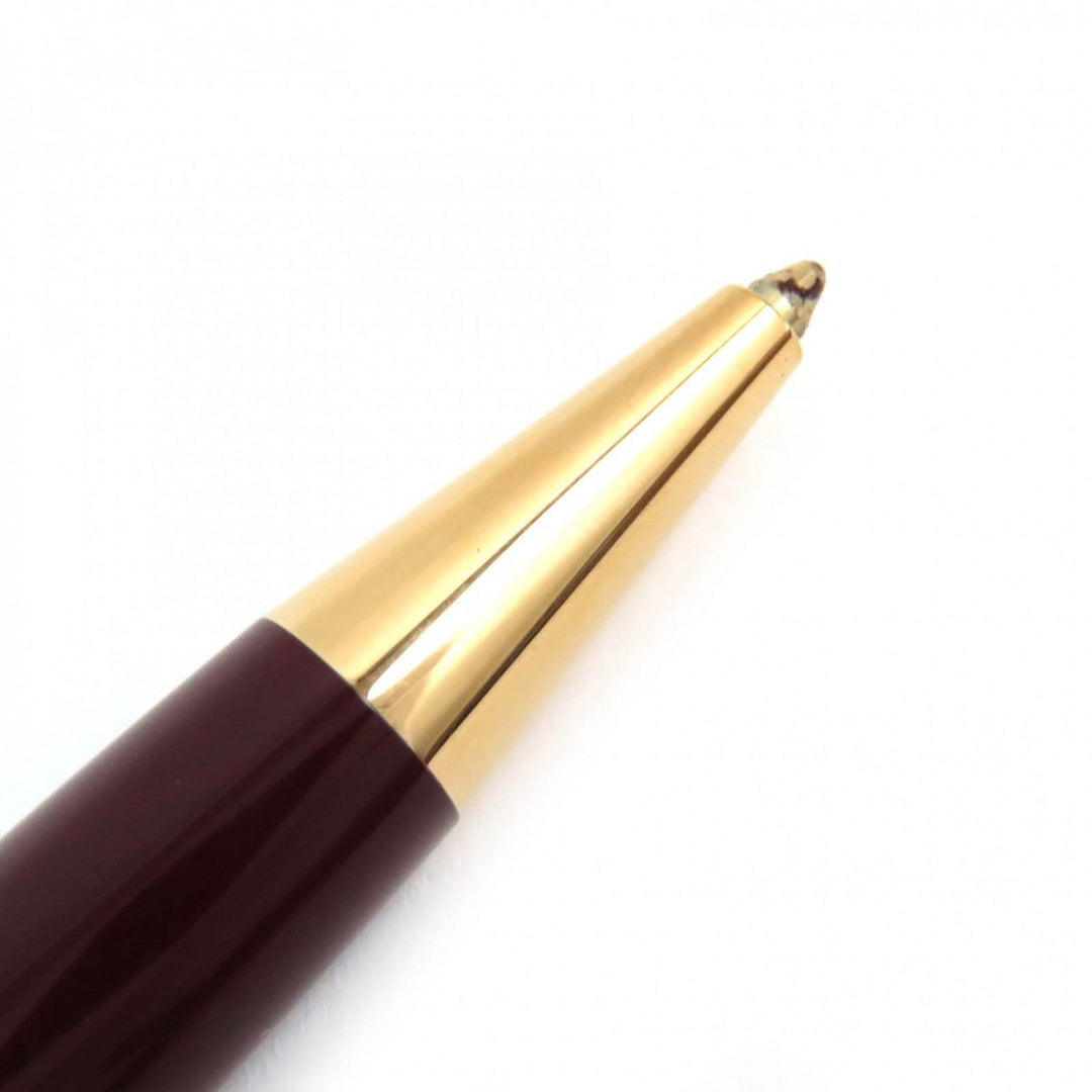 MONTBLANC Ballpoint pen Precious resin Bordeaux Gold Meisterstck mens(Unisex) Used Authentic