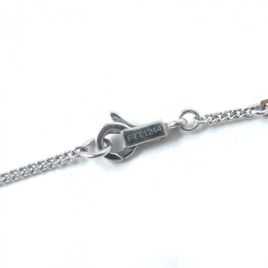 CELINE Necklace 461EH6SSO Main: SV925 , Part: Onyx black Bevel Cut Necklace/Onyx Rhodium Finish Sterling Silver Women Used Authentic