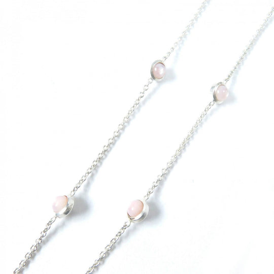 GUCCI Necklace 527399 Main: AG925, Part: Mother of pearl Silver pink Women Used Authentic