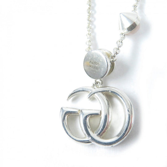 GUCCI Necklace 527399 Main: AG925, Part: Mother of pearl Silver pink Women Used Authentic