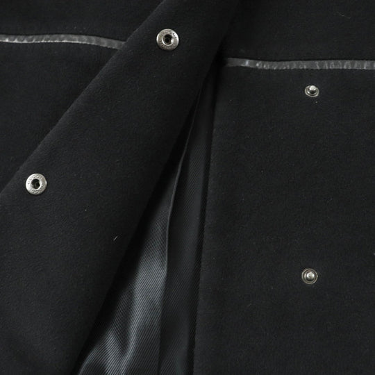 GUCCI coat Main: 85% wool, Main: 15% cashmere, Lining: 100% rayon black Women 42 Used Authentic