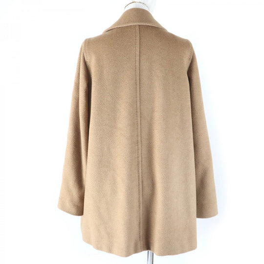 MAX MARA pea coat Main: 100% camel, Lining: 100% viscose (rayon) Camel Women 40 Used Authentic