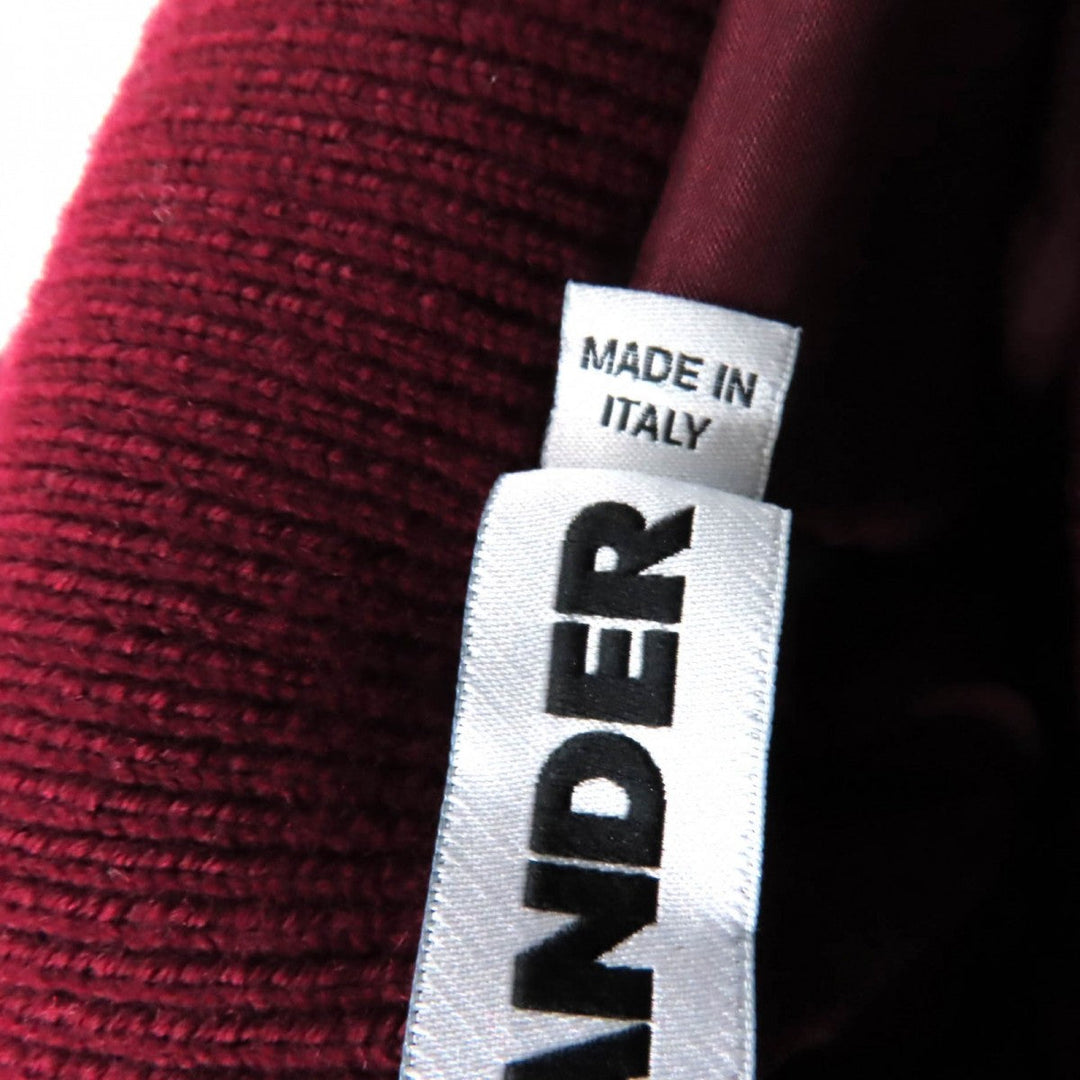 JIL SANDER flare skirt Outer: 81% acetate, Outer: 19% rayon, Part: 87% wool, Part: 11% nylon, Part: 2% polyurethane Bordeaux Women 36 Used Authentic