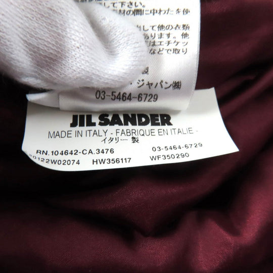 JIL SANDER flare skirt Outer: 81% acetate, Outer: 19% rayon, Part: 87% wool, Part: 11% nylon, Part: 2% polyurethane Bordeaux Women 36 Used Authentic
