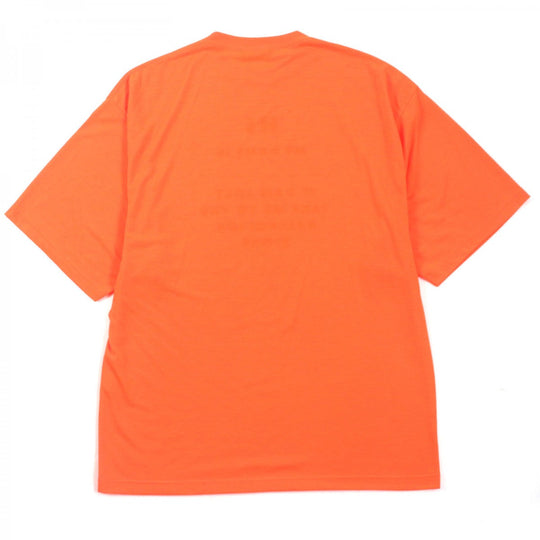 BALENCIAGA Short sleeve T-shirt 661715 Main: 100% polyester Orange mens XXS Used Authentic