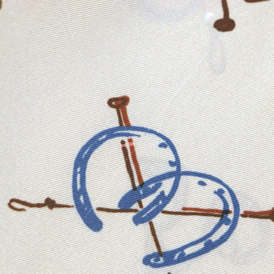 GUCCI Long sleeve shirt 586940 Main: 100% silk beige ZACME mens 50 Used Authentic