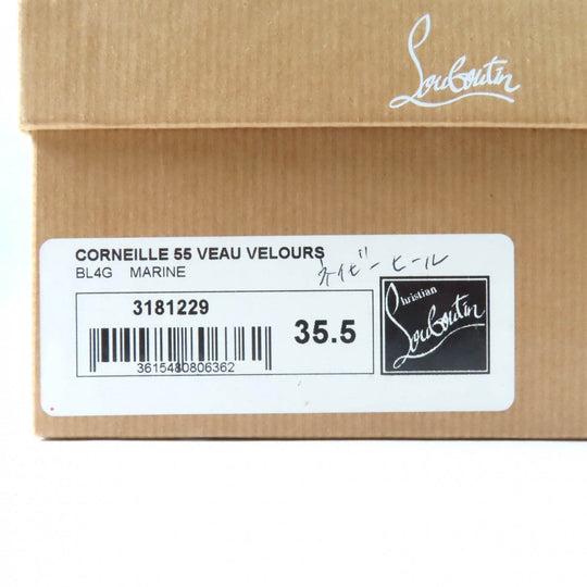Christian Louboutin pumps 3181229 Main: Suede leather Navy CORNEILLE 55 Women 35.5 Used Authentic