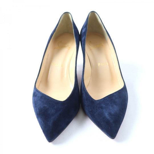 Christian Louboutin pumps 3181229 Main: Suede leather Navy CORNEILLE 55 Women 35.5 Used Authentic