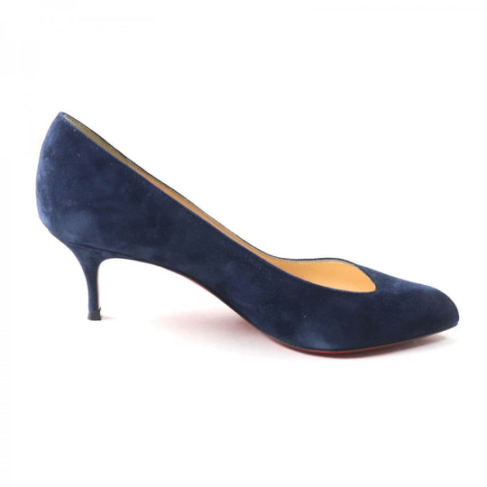 Christian Louboutin pumps 3181229 Main: Suede leather Navy CORNEILLE 55 Women 35.5 Used Authentic