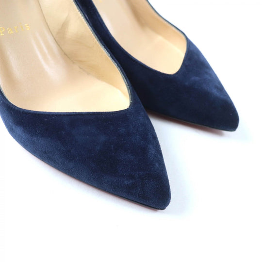 Christian Louboutin pumps 3181229 Main: Suede leather Navy CORNEILLE 55 Women 35.5 Used Authentic