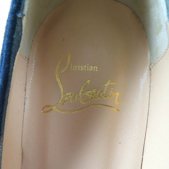 Christian Louboutin pumps 3181229 Main: Suede leather Navy CORNEILLE 55 Women 35.5 Used Authentic