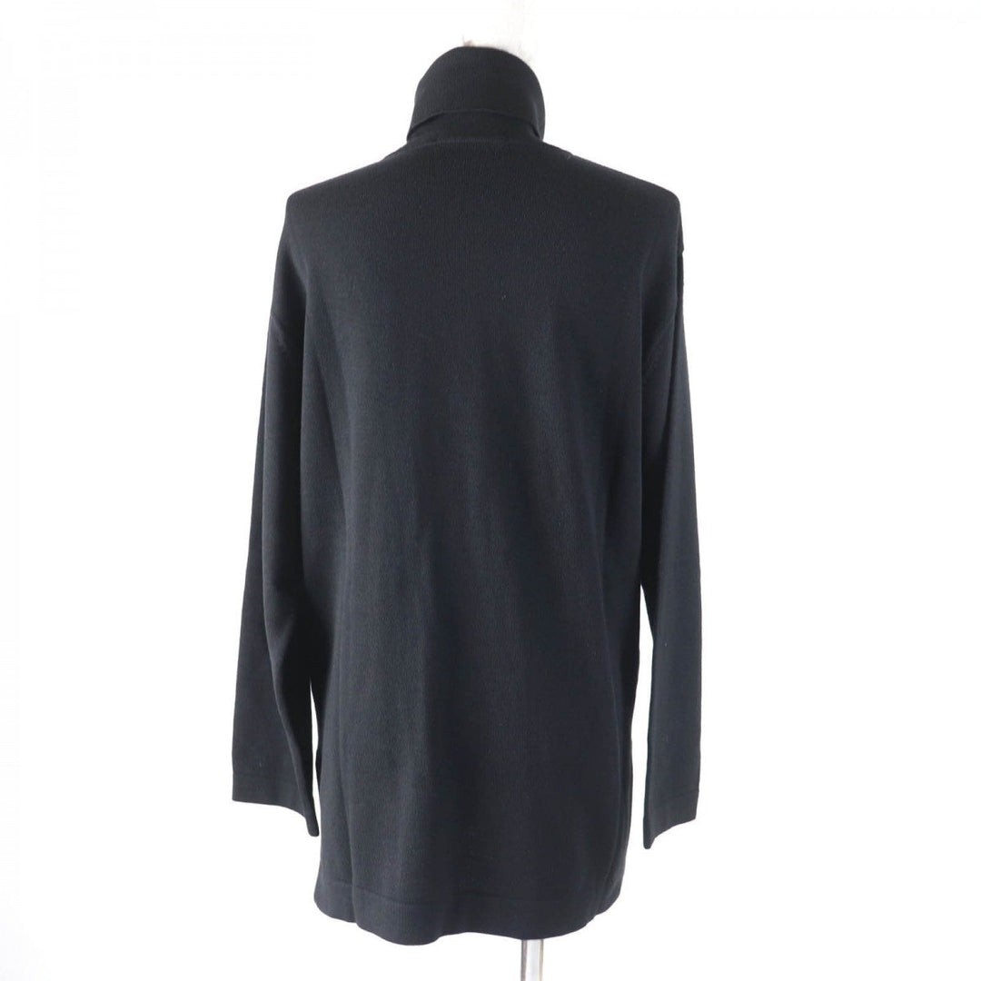 LEONARD FASHION knit Main: 80% wool, Main: 20% silk black Women M Used Authentic