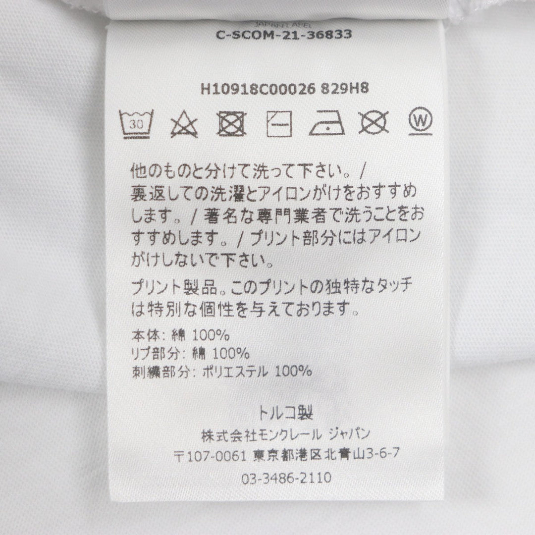 MONCLER Short sleeve T-shirt cotton white S
