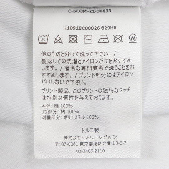 MONCLER Short sleeve T-shirt cotton white S
