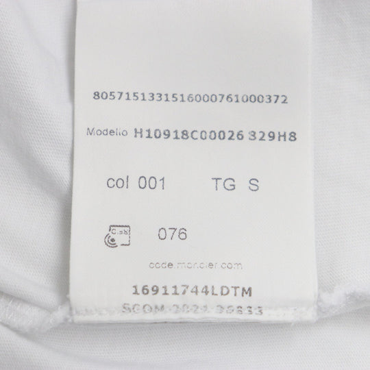 MONCLER Short sleeve T-shirt cotton white S
