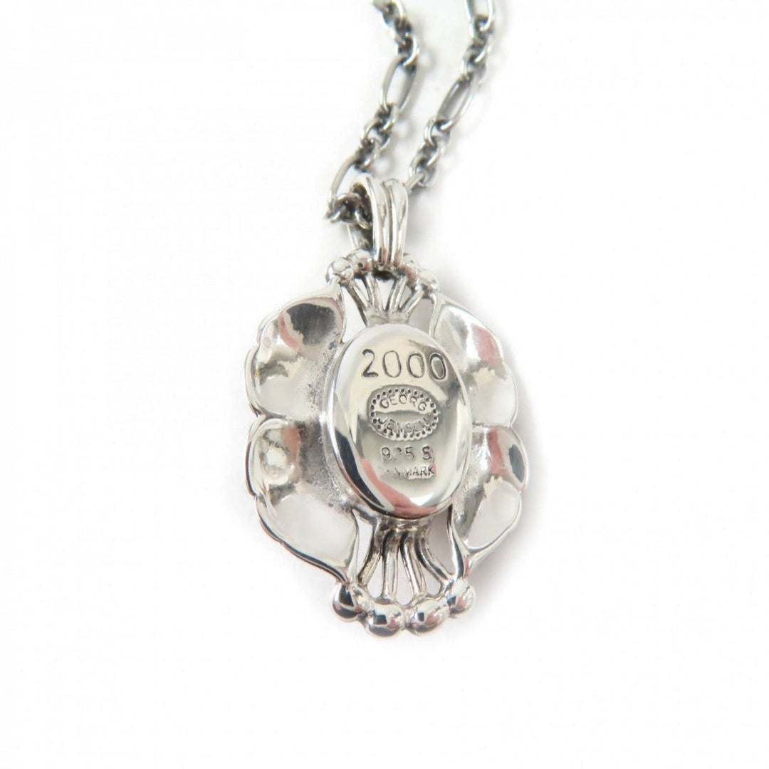 Georg Jensen Necklace Main: SV925, Part: Hematite Silver 2000 Year Pendant Women Used Authentic