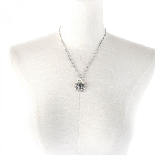 Georg Jensen Necklace Main: SV925, Part: Hematite Silver 2000 Year Pendant Women Used Authentic
