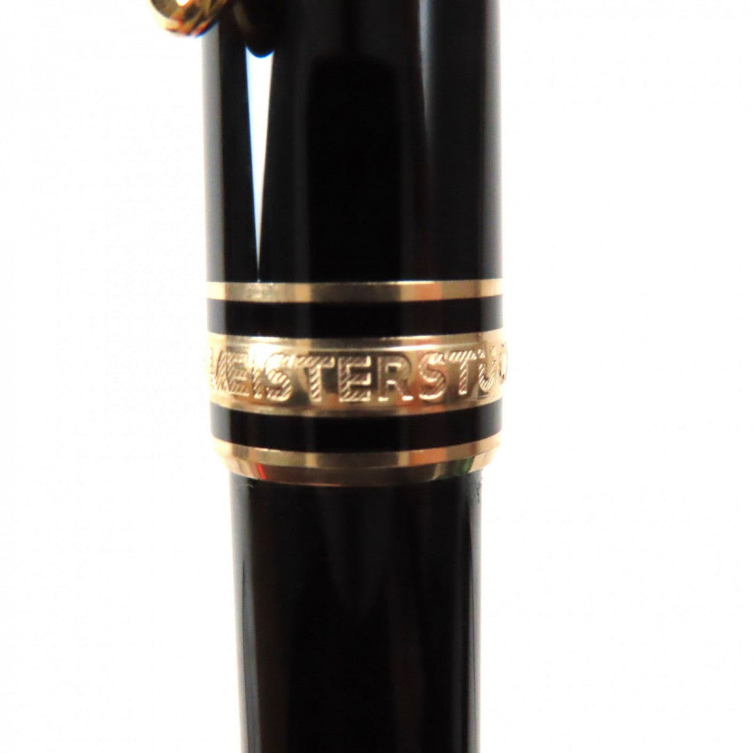 MONTBLANC Ballpoint pen Resin, Gold Plated black Meisterstck Pix Classic mens(Unisex) Used Authentic