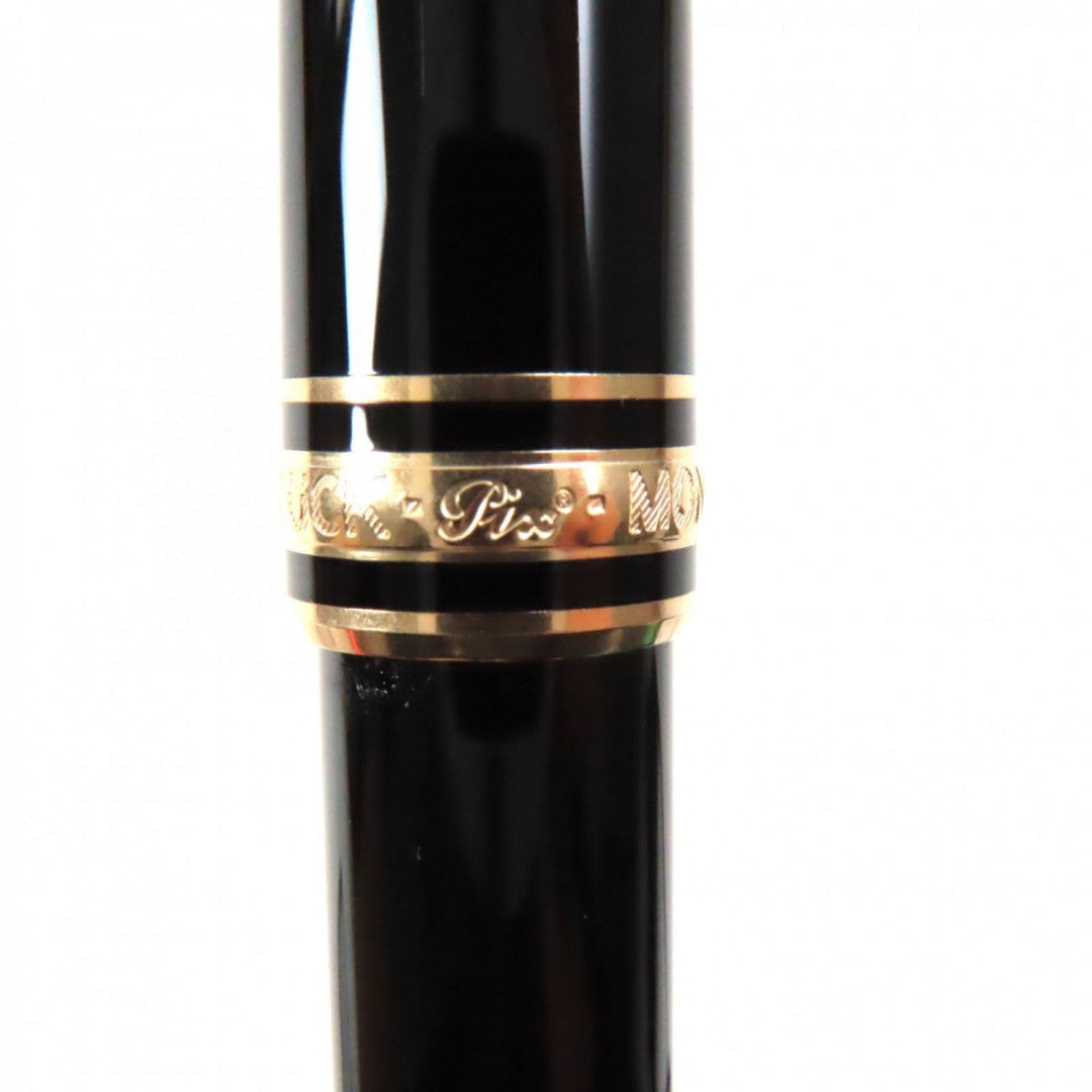 MONTBLANC Ballpoint pen Resin, Gold Plated black Meisterstck Pix Classic mens(Unisex) Used Authentic