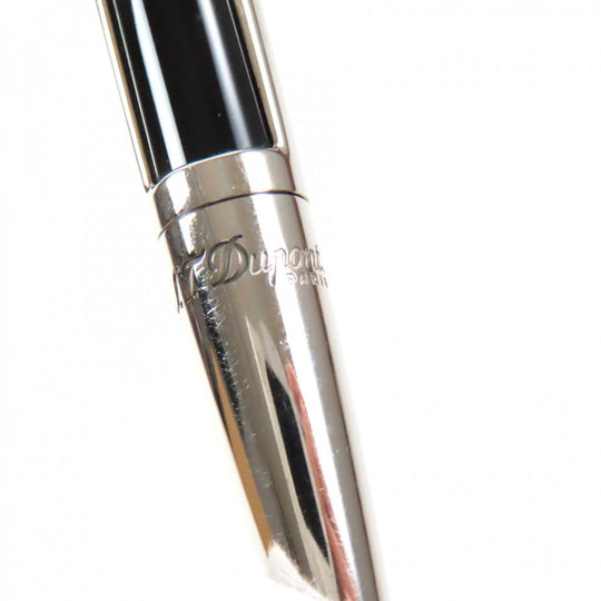 Dupont Ballpoint pen 405707 Resin, palladium coating black DEFI Defi mens(Unisex) Used Authentic