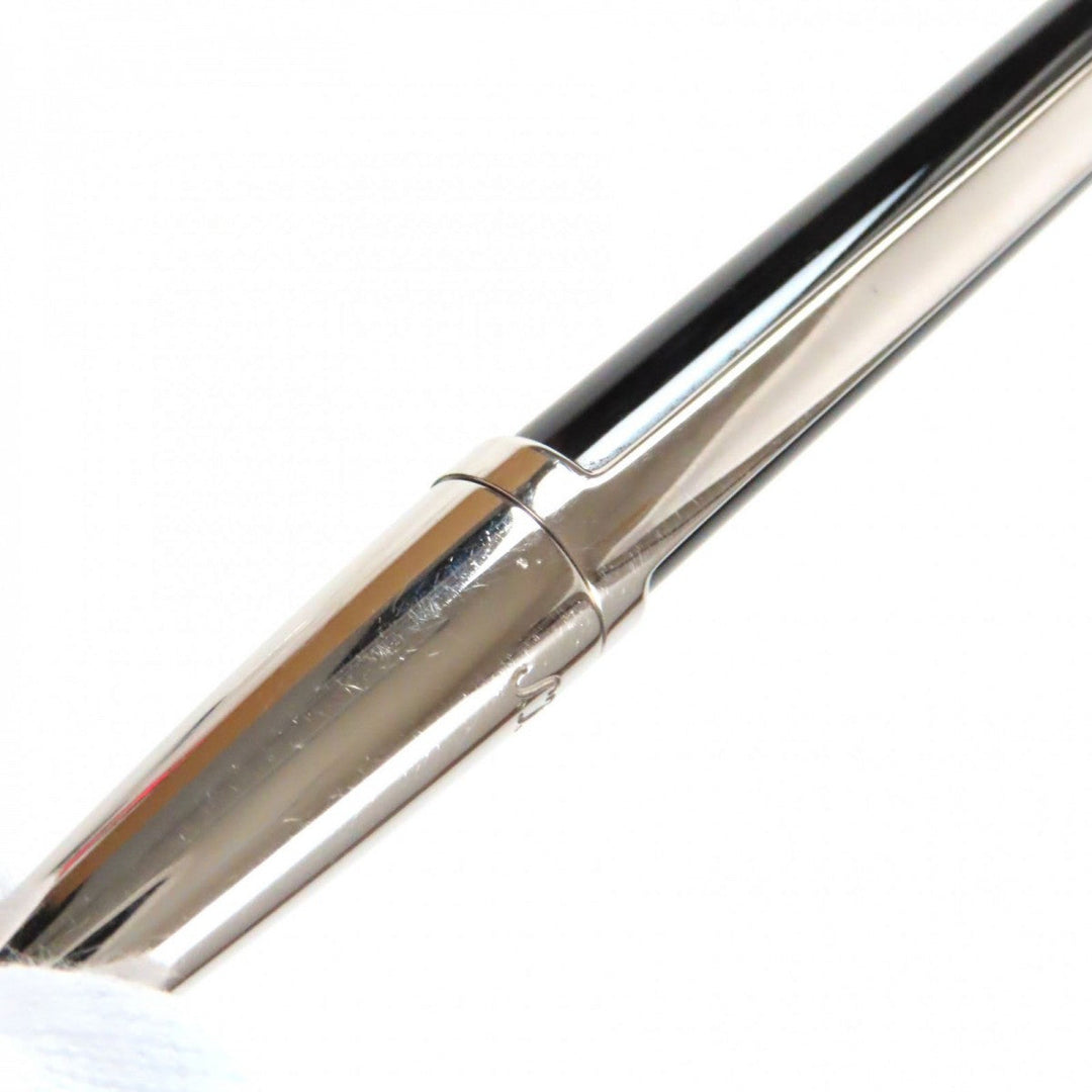 Dupont Ballpoint pen 405707 Resin, palladium coating black DEFI Defi mens(Unisex) Used Authentic