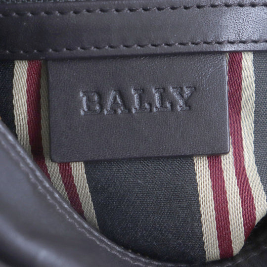 BALLY Shoulder Bag Main: Leather Dark brown TABIO-N mens Used Authentic
