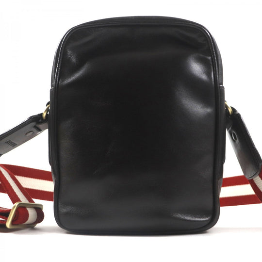 BALLY Shoulder Bag Main: Leather Dark brown TABIO-N mens Used Authentic