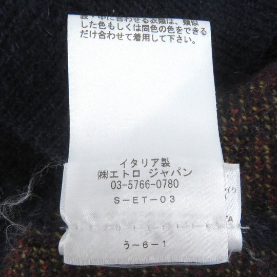 ETRO cardigan Main: 40% mohair, Main: 34% wool, Main: 26% nylon Navy mens S Used Authentic
