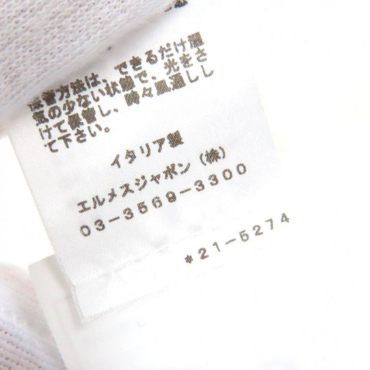 HERMES Jacket Main: 100% cotton, part: 92% nylon, part: 8% polyurethane White off-white mens 52 Used Authentic