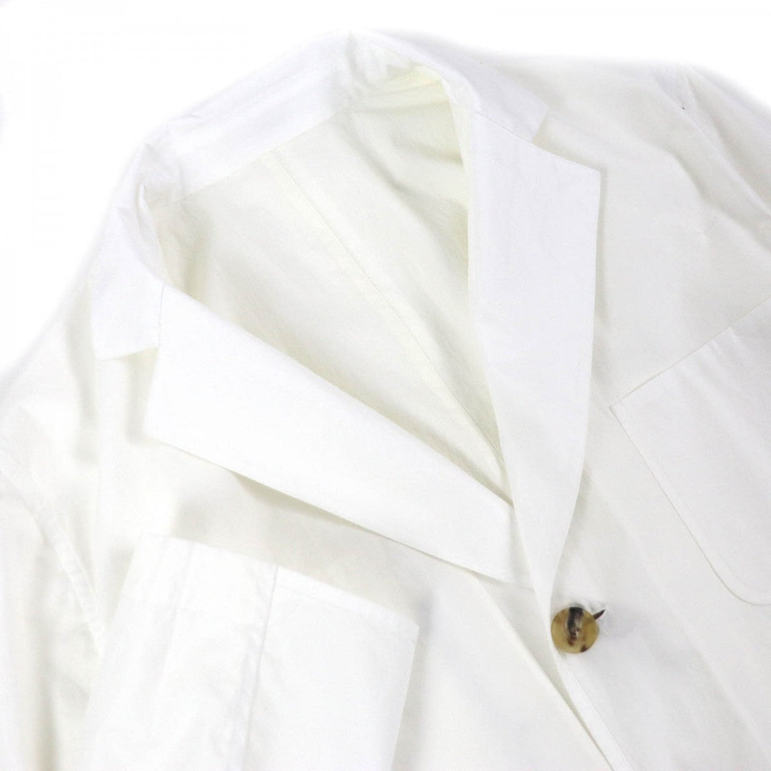 HERMES Jacket Main: 100% cotton, part: 92% nylon, part: 8% polyurethane White off-white mens 52 Used Authentic