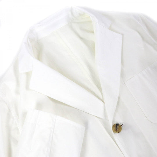 HERMES Jacket Main: 100% cotton, part: 92% nylon, part: 8% polyurethane White off-white mens 52 Used Authentic