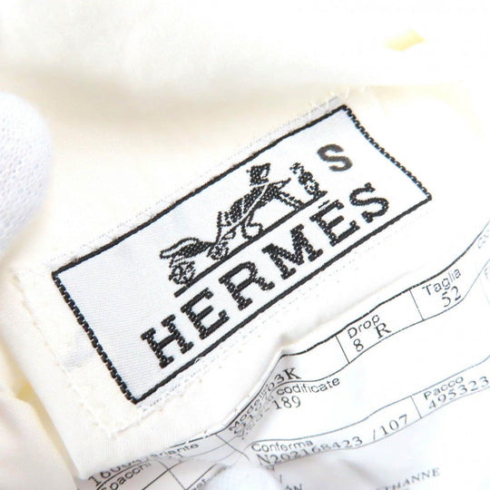 HERMES Jacket Main: 100% cotton, part: 92% nylon, part: 8% polyurethane White off-white mens 52 Used Authentic