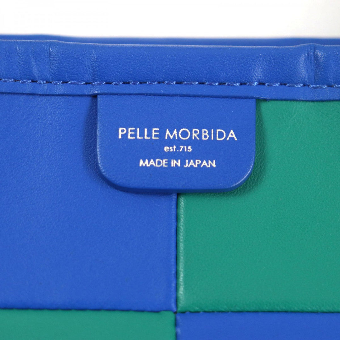 PELLE MORBIDA Tote Bag PMO-MB064MA Main: Cowhide Blue green MARRAKECH mens Used Authentic