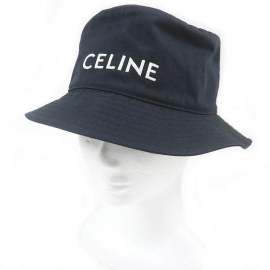 CELINE hat Main: 100% cotton black 2AUO4968P mens XL Used Authentic