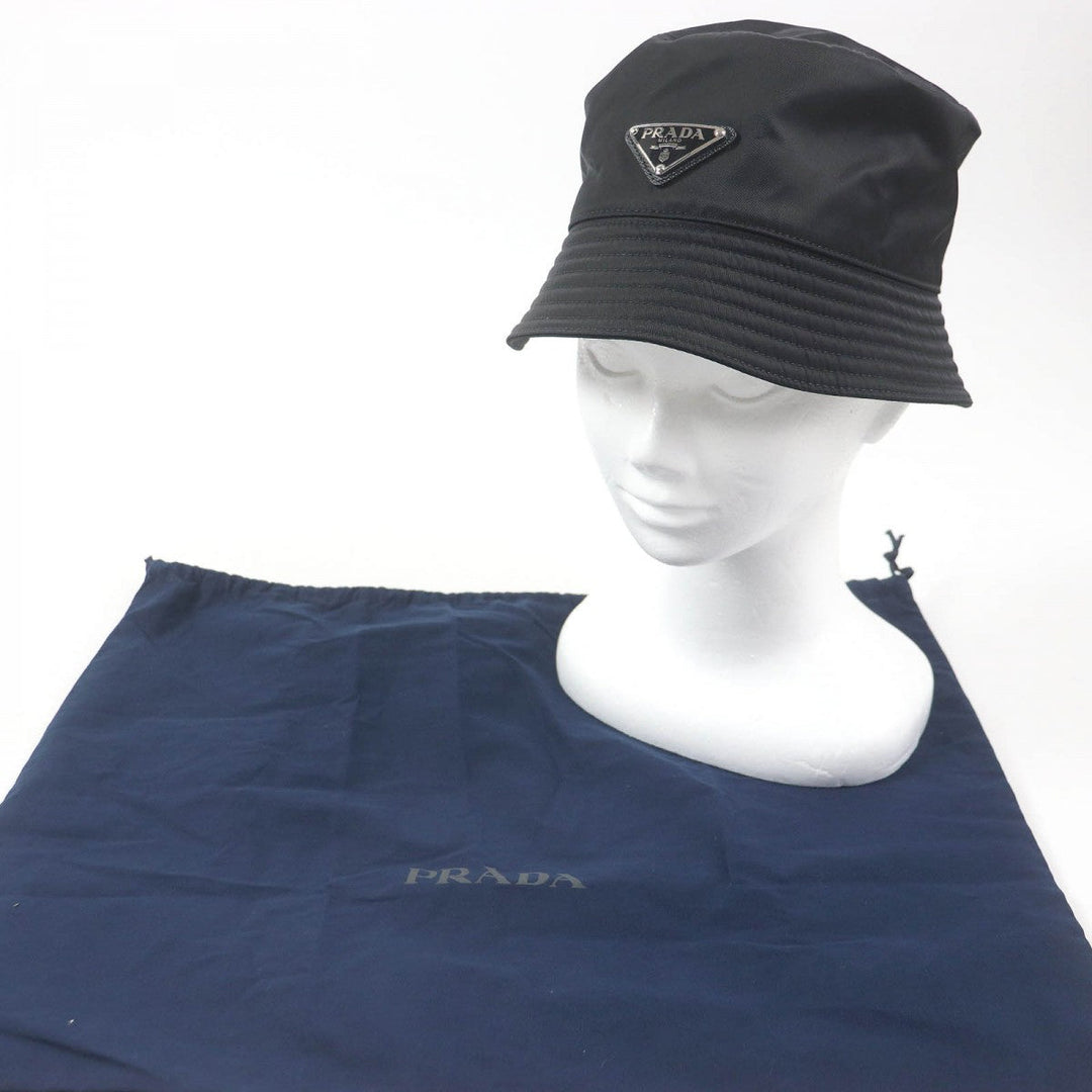 PRADA hat Nylon black 2HC137 XL